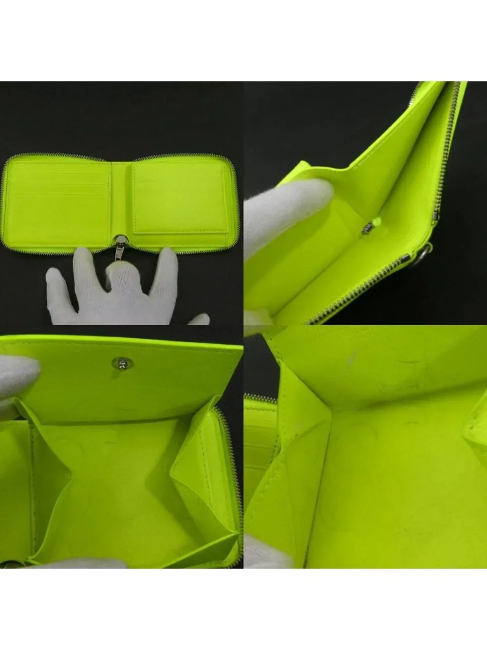 Balenciaga Bifold Wallet Yellow - Picture 9 of 10